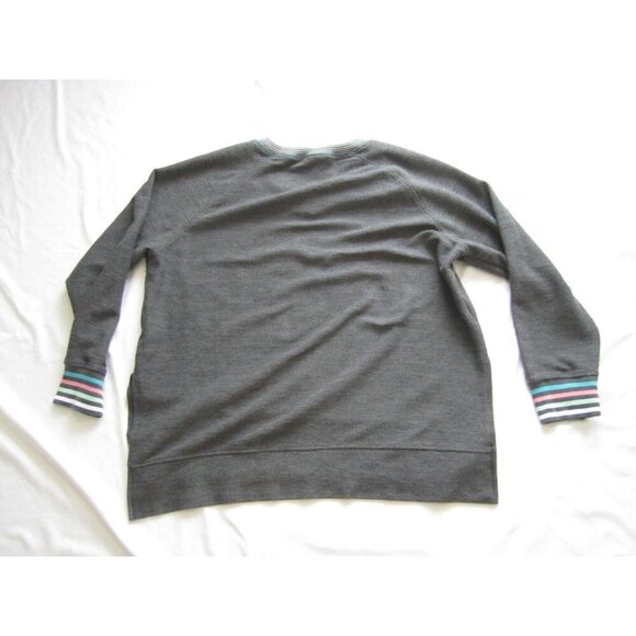 Men Buc-ee's Gas Station V Neck Cotton Blend Long Sleeve Pullover Sz XXL (MT467) - Picture 3 of 9